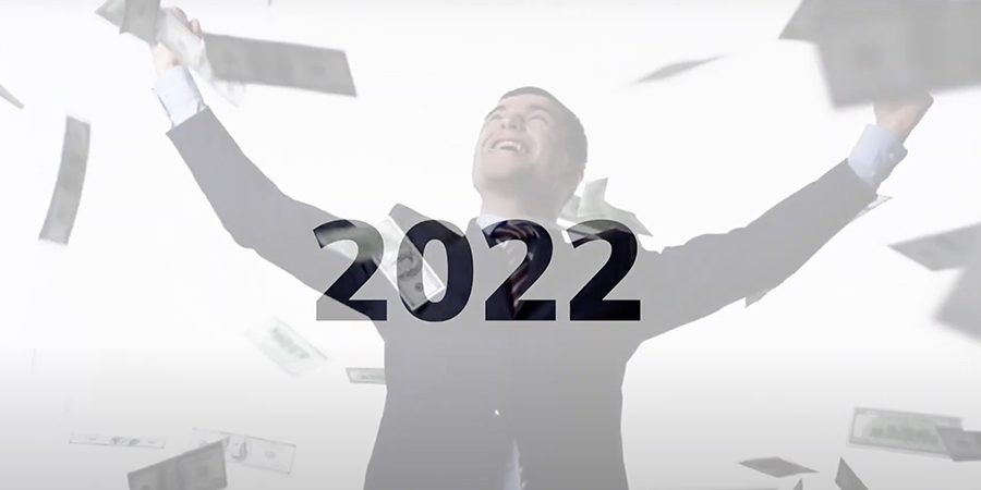 Meilleurs vœux de succès en 2022 avec votre agence Web