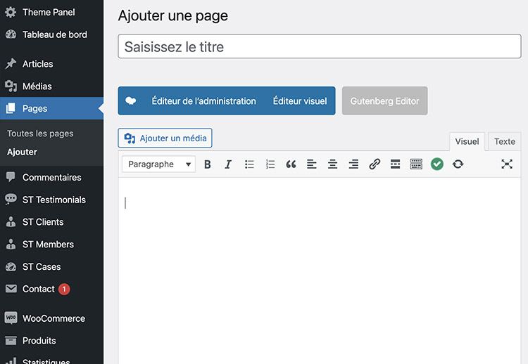 Les constructeurs de page WordPress